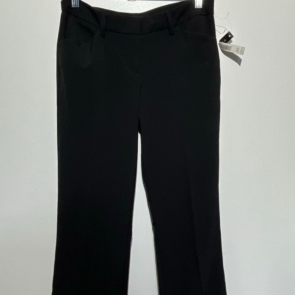 Courtenay Women's Black Relaxed Fit High Waist Wide Leg Dress Pants Size 1 NWT
